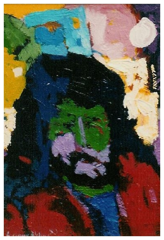 Onay Akbaş — 1990 · Autoportrait